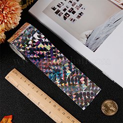 ホログラフィック反射リボン  鳥よけリボン  鳥を追い払うための両面忌避リボン  48x0.1mm  約50m /ロール&nbsp;OCOR-WH0080-70B