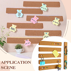 15Pcs Self-adhesive Cork Insulation Sheets&nbsp;AJEW-AR0004-84A