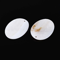 Natural Freshwater Shell Pendants&nbsp;SHEL-T020-48