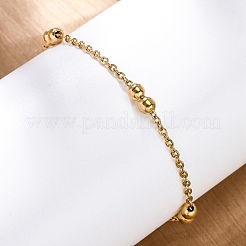 304 Stainless Steel Rolo Chain Bracelets for Women&nbsp;BJEW-C094-08G