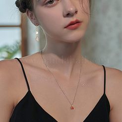10個10スタイルの天然および合成宝石用原石のペンダント  ライトゴールドメッキエッジと真鍮製ループ付き  スター  多面カット  16~17x13x6.5mm  穴：1.6mm  1個/スタイル&nbsp;G-FH0001-29