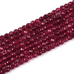 Dyed Natural Ruby Beads Strands&nbsp;G-T143-06