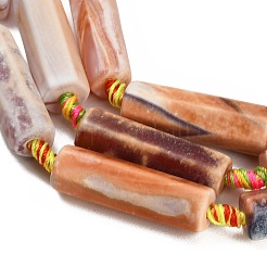 Dyed & Heated Natural Fire Crackle Agate Beads Strands&nbsp;GG-CBAB9C6-H01-01
