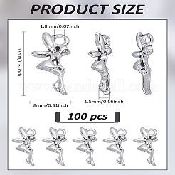 100Pcs Tibetan Style Alloy Pendants&nbsp;FIND-LP0004-19