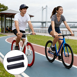 1 Pair Imitation Leather Handlebar Covers for Bicycle&nbsp;FIND-CL0001-64A