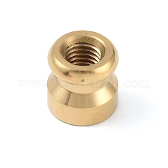 ワックスシーリング真鍮スタンプヘッド  ワックスシーリングスタンプ用  猫の形  15x15mm  穴：7mm&nbsp;STAM-P001-01G-19