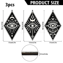 Custom Plywood Pendulum Board&nbsp;AJEW-WH0249-015