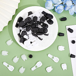 180Pcs 9 Style Plastic Cord Ends&nbsp;KY-CA0001-56