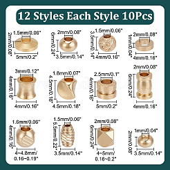 120Pcs 12 Styles Brass Beads&nbsp;FIND-AR0005-38