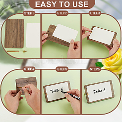 2Sets Wood Name Card Holder&nbsp;WOOD-GA0001-67