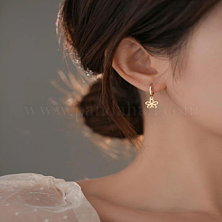 20個2スタイル304ステンレススチールチャーム  花  ゴールドカラー  12~14x11x0.8mm  穴：1.2mm  10個/スタイル&nbsp;STAS-LP0004-49