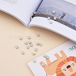 Brass Rhinestone Spacer Beads&nbsp;RSB072-06S