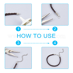 Brass Cord Ends&nbsp;KK-PH0004-51
