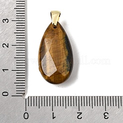 Natural Tiger Eye Pendants&nbsp;G-C282-02H