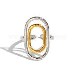 304 Stainless Steel Cuff Open Rings&nbsp;WGF45B4-01