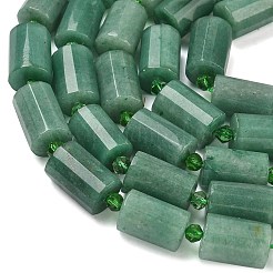 Natural Green Aventurine Beads Strands&nbsp;G-G453-E07-10x14mm