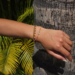 Minimalist 304 Stainless Steel Round Beads Charm Bracelets&nbsp;KO3660