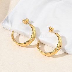 304 Stainless Steel Stud Earrings for Women&nbsp;EJEW-K333-30G