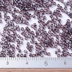 MIYUKIデリカビーズ  シリンダー  日本製シードビーズ  11/0  （db1760)輝く裏地スモーキーアメジストab  1.3x1.6mm  穴：0.8mm  約100000個/500g&nbsp;SEED-MY11-DB1760