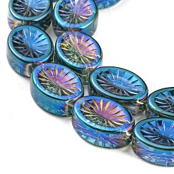Electroplate Glass Beads Strands&nbsp;X-EGLA-G037-13A-HR01
