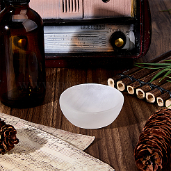 Natural Selenite Charging Bowl for Cleansing&nbsp;AJEW-WH0410-375