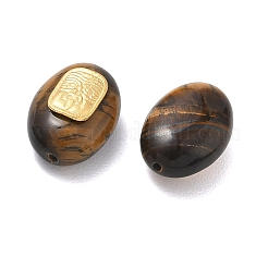 Natural Tiger Eye Oval Beads&nbsp;GG-D002-08G