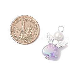 Alloy Acrylic Angel Pendants&nbsp;PALLOY-JF04138