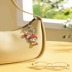 8Pcs 2 Styles 304 Stainless Steel Keychain Clasps&nbsp;STAS-LP0002-23