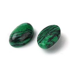 合成マラカイトカボション  オーバル  6x4x2~2.5mm&nbsp;G-A094-01A-41
