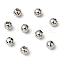 丸型真鍮コードエンドキャップ  メモリワイヤエンドキャップ  片穴  プラチナ  4mm  穴：1.6mm&nbsp;KK-D275-01P