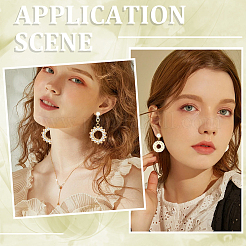 Alloy Stud Earring Findings&nbsp;EJEW-SC0001-55