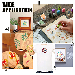 2Sheets 2 Styles Plastic Drawing Painting Stencils Templates&nbsp;DIY-CA0001-86
