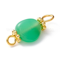 Natural Chrysoprase Links Connectors&nbsp;PALLOY-JF01091-06