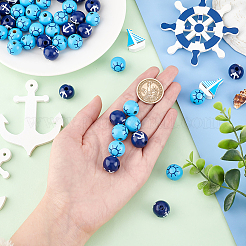 Ocean Theme Jewelry Making Finding Kit&nbsp;WOOD-AR0001-26