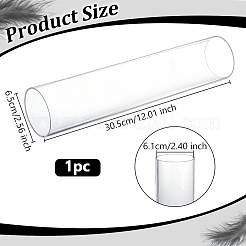 Transparent Acrylic Pipe Rigid Round Tube&nbsp;AJEW-WH0596-115F