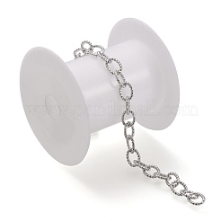 Brass Textured Cable Chains&nbsp;CHC-K010-02P