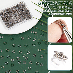 400Pcs 304 Stainless Steel Split Rings&nbsp;FIND-UN0016-08