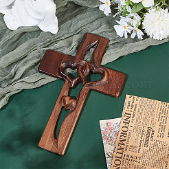 Wood Big Pendants&nbsp;WOOD-WH0063-09B