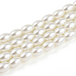 Baking Paint Pearlized Glass Pearl Bead Strands&nbsp;HY-T002-01B-02