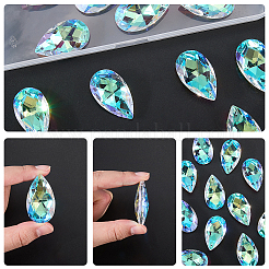 16Pcs Glass Pendants&nbsp;GLAA-SP0001-78