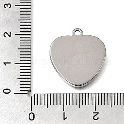 304 Stainless Steel Pendant Cabochon Settings&nbsp;STAS-F365-01C-P