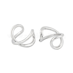 Rack Plating Brass Cuff Earrings for Women&nbsp;EJEW-P278-01P