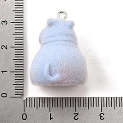 Flocky Opaque Resin Pendants&nbsp;FIND-U030-13P