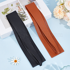 2Pcs 2 Colors Imitation Leather Wrap Around Waist Bands&nbsp;AJEW-CP0008-08B