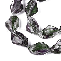 Handmade Lampwork Beads Strands&nbsp;LA-N046-02B