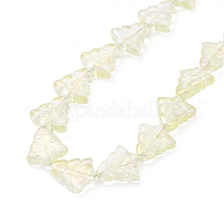 Transparent Electroplate Glass Bead Strands&nbsp;EGLA-C002-FR05