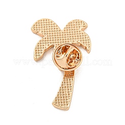 合金ブローチ  エナメルピン  バックパック用生地  ココヤシの木  37x23.5x2.5mm&nbsp;JEWB-M038-03B