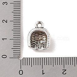 チベット風合金チャーム  カドミウムフリー＆鉛フリー  アンティークシルバー  14x11x6mm  穴：1.6mm&nbsp;TIBE-Q090-18AS