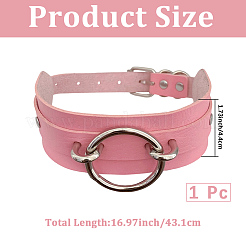 PU Leather Choker Necklaces for Women&nbsp;NJEW-CL0001-22B