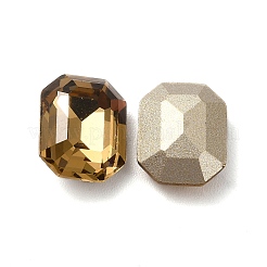 Faceted K9 Glass Rhinestone Cabochons&nbsp;GGLA-R042-02B